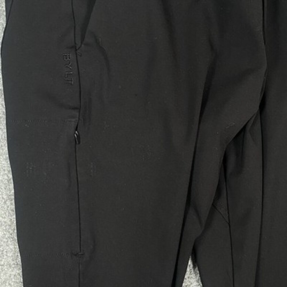 BYLT Everyday Pant 2.0 Pants Mens 38x30 Black Slim Chino Tapered Casual Stretch - Picture 7 of 12